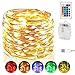 Produktbild LED Lichterkette mit Fernbedienung USB & Batterie, 5m 50 LEDs Lichterketten 16 Farben IP65 Wasserdicht Deko Beleuchtung für Schlafzimmer Patio Garten Weihnachten Hochzeit Party, Bunt