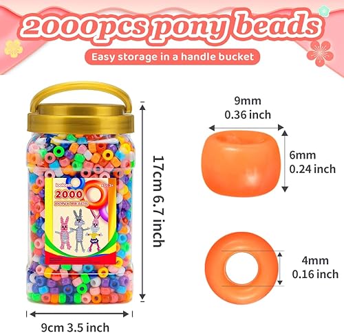 Miniatura 8 de IOOLEEM Pony Beads