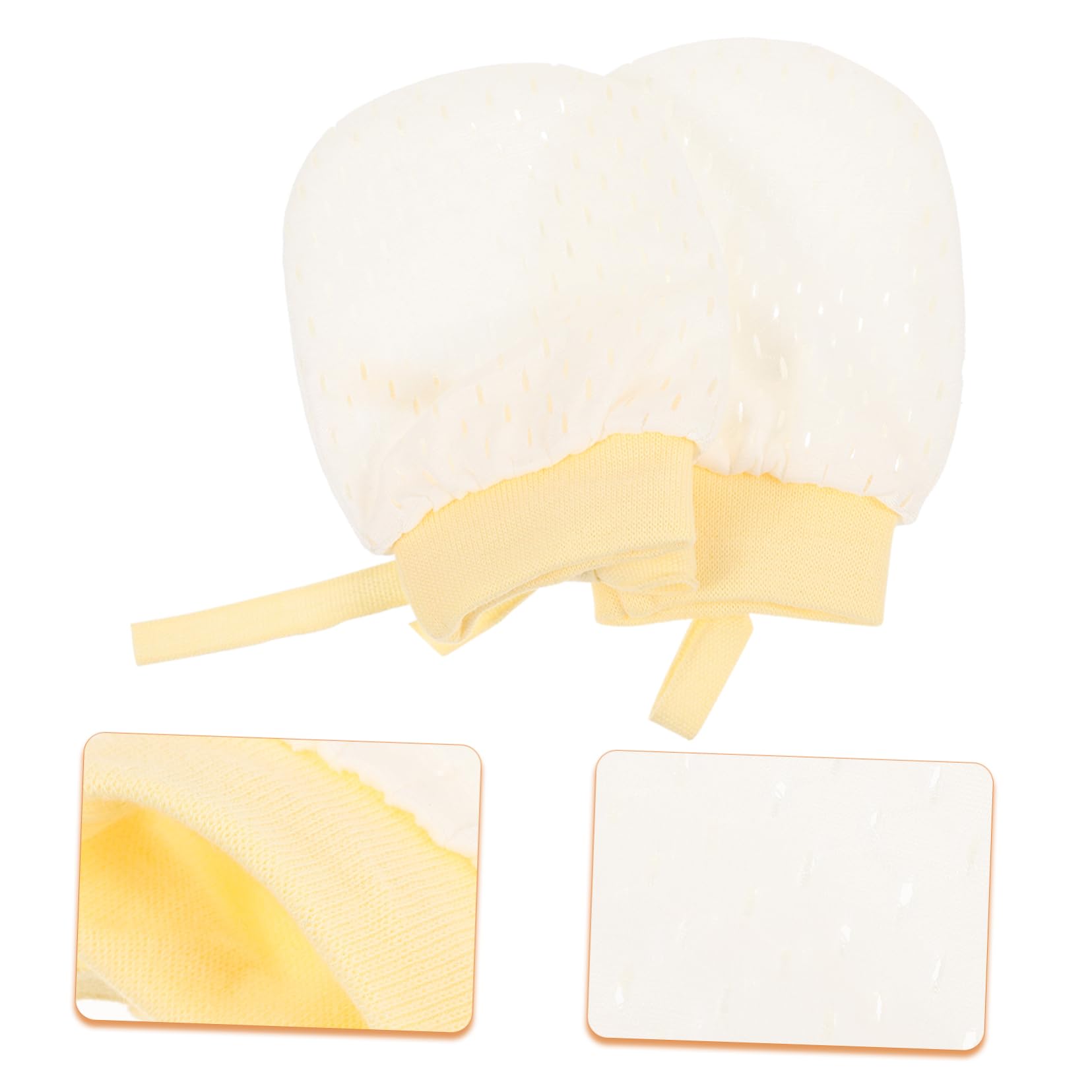 COSMEVIVI Summer Thin Baby Gloves Newborn Mittens Mesh Fabric No-scratch for Baby's Face