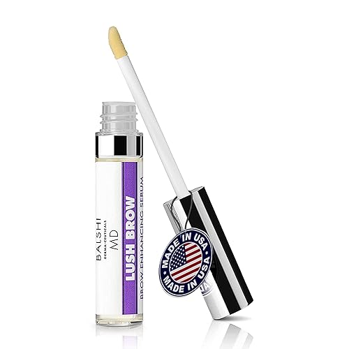 Lush - Suero de crecimiento rápido para cejas y pestañas con péptidos de crecimiento, suero de pestañas desarrollado por dermatólogos para hacer