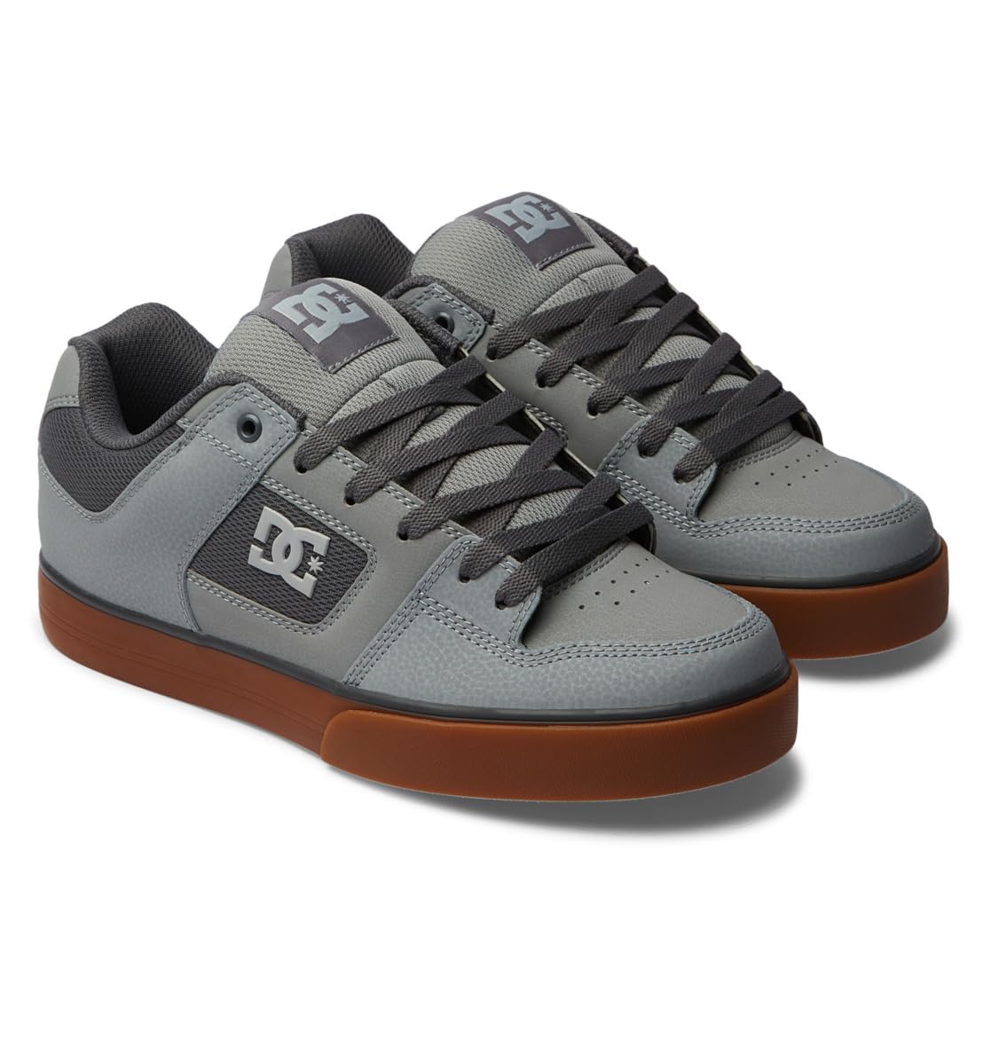 Dc Shoes Men's Pure Sneaker, Carbon Gum 1, 7 UK
