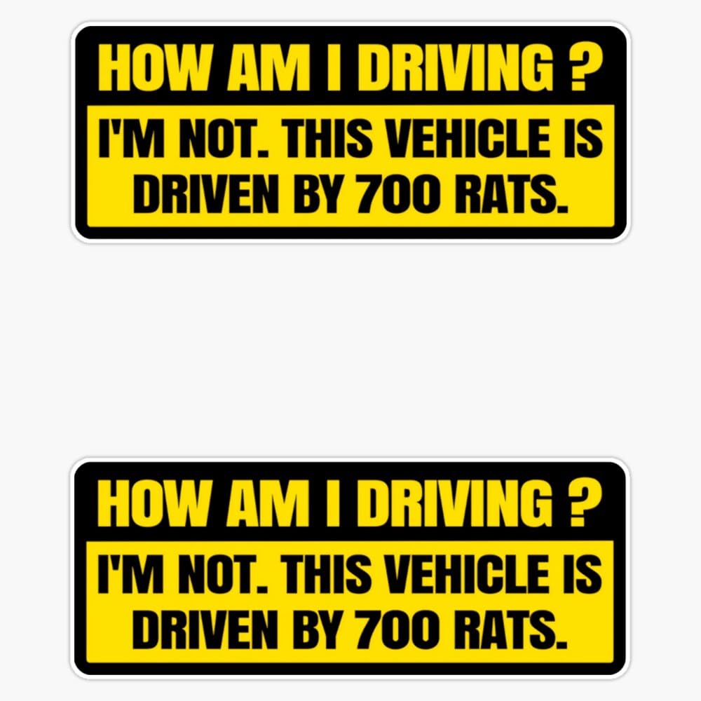 "Not My Pig Not My Farm" Bumper Sticker - 5 Inch Vinyl Decal Made In USA