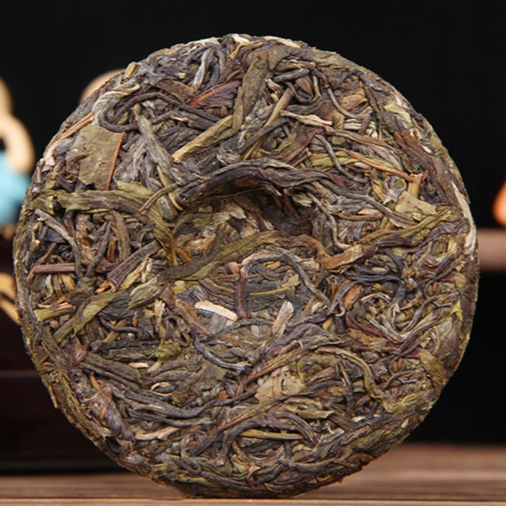 Jingmai Starożytne drzewo Herbata Puerh- Surowa herbata 100g * 2 Yunnan Małe ciasto herbaciane o zapachu orchidei słynnej góry