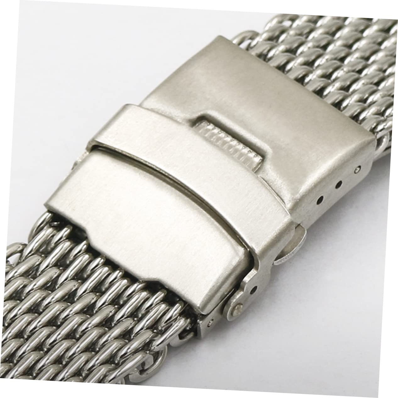 Metal Watch Band Watch Zastąpienie Pinów Pins Pins S For Men Smartwatch IWC Mesh WatchBnad Shark Silver