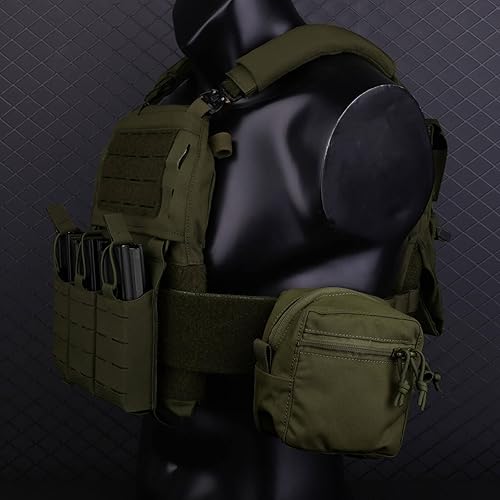 Miniatura 7 de Bolsa de Gp, bolsas de administración de uso general, pequeña bolsa EDC para cinturón táctico y chaleco Molle como bolsa de almacenamiento expandida