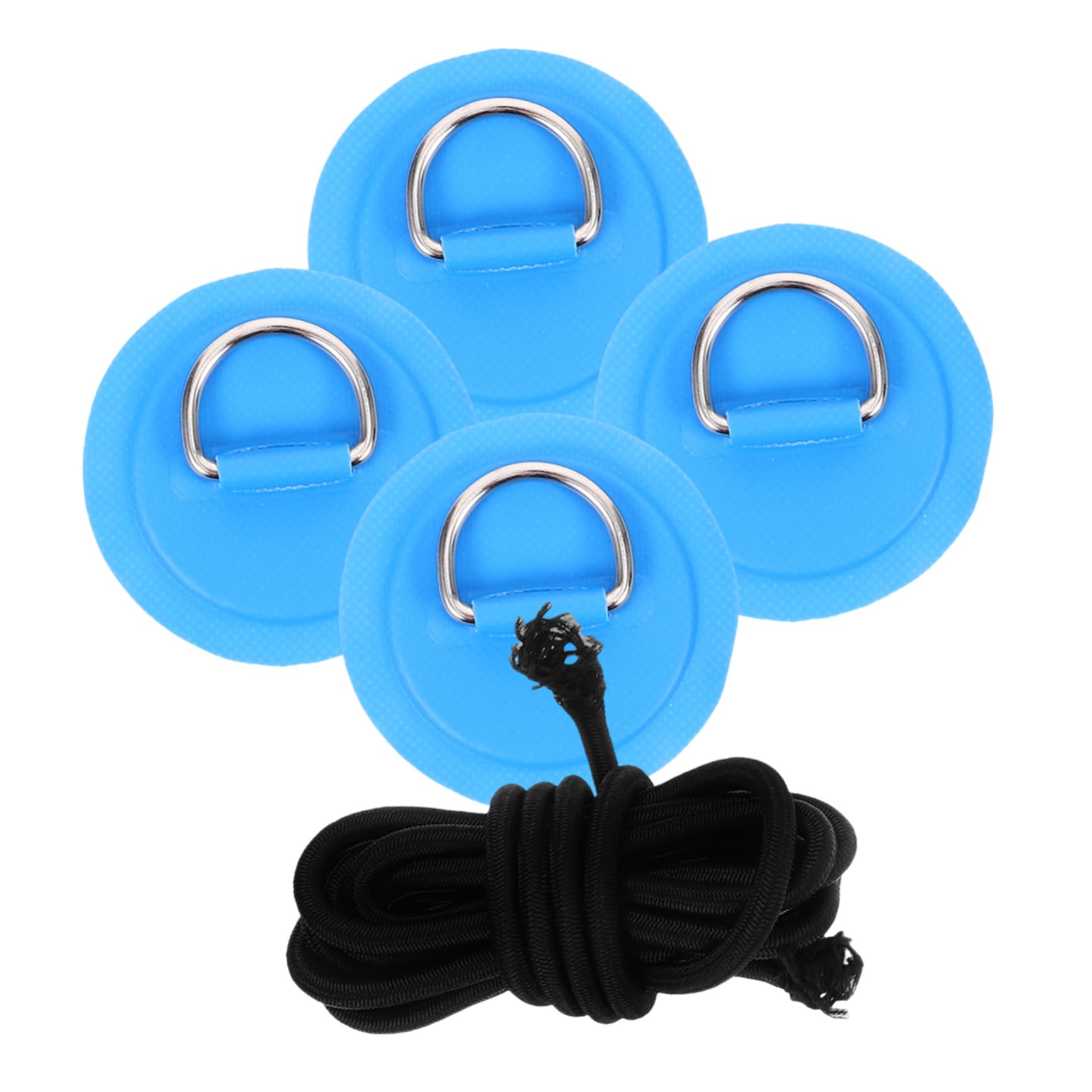 BESPORTBLE Boucle à Anneau en d Surf Corde Marine Aileron De Planche Kayak De Pêche Gonflable Piste De Kayak Soupape Kit De Patch pour Bateau Gonflable De Bateau Blue PVC
