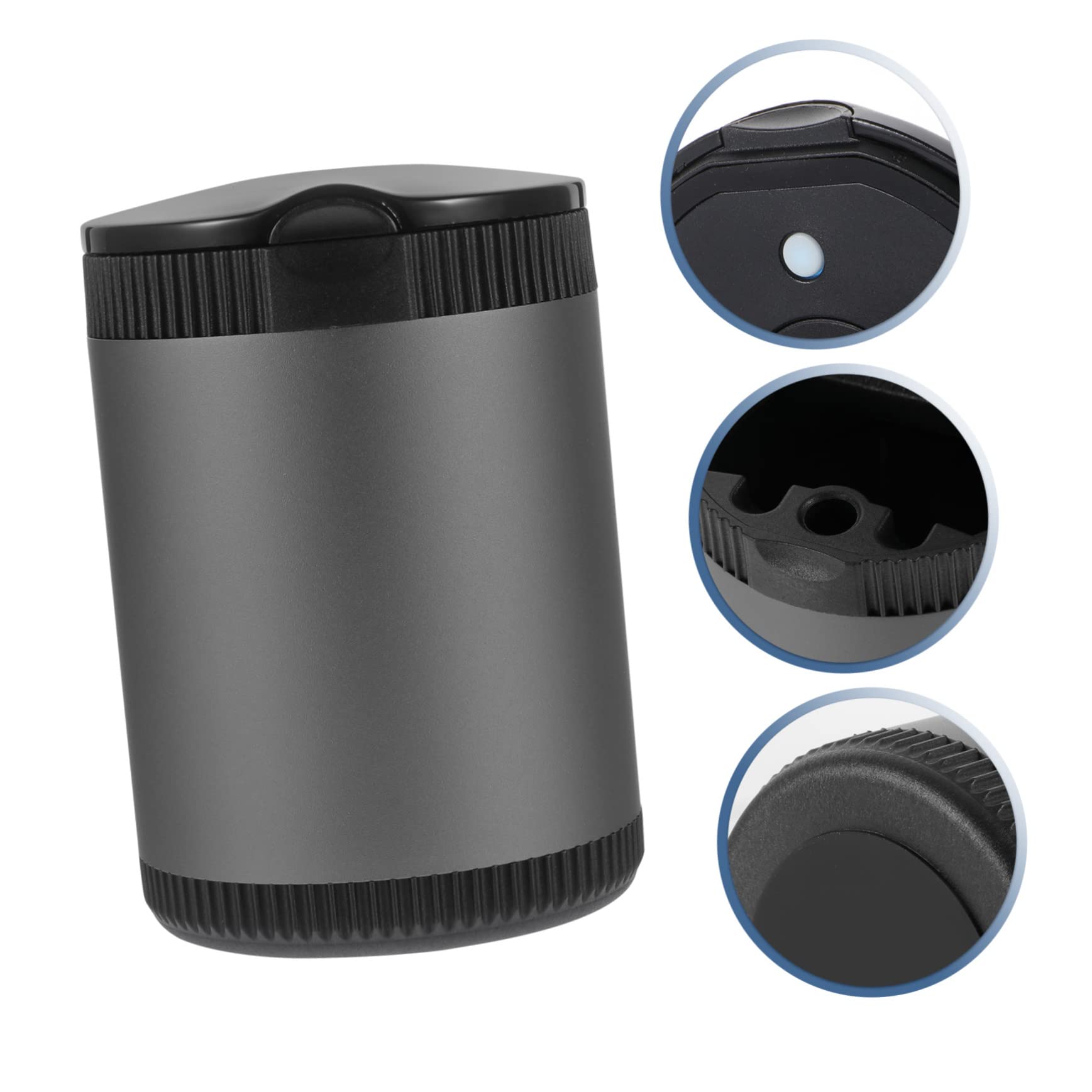 STOBAZA Portable Car LED Ashtray Holder Practical Ash Container with Night Light Stylish Design for Clean Car Home Office Durable Ashtray for Cigarettes