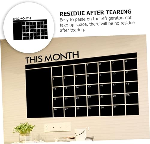 Miniatura 3 de STOBOK 3 unids Etiqueta de pared Tablero de planificación Refrigerador Pizarra magnética Apéndice Pizarra blanca magnética para el hogar Pizarra