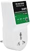 20A Voltage Protector Outlet with Over/Under Voltage Protection, 3-Prong Socket for Home Appliances, Automatic Power Cutoff Safety Device for Refrigerator AC TV Computer (GB Plug)