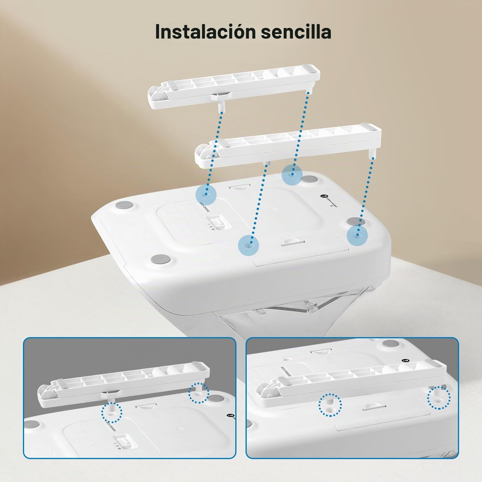 Staffetta regolabile para Mascotas SureFeed Sure Petcare con Lector de Microchip y Tapa sellada Compatible con Collares RFID, Altura Aumentada para facilitar el Acceso a la Comida de Las Mascotas