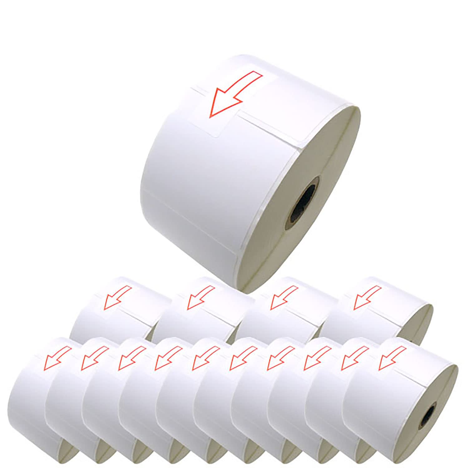 ブラザー用 RDロール プレカット紙ラベル (感熱紙) RD-U04J1 互換品 60mm×60mm 蛍光増白剤不使用 1126枚入り 15個セット【送料無料】 Amazon | プリンタス ブラザー用 RDロール プレカット紙ラベル (感熱紙