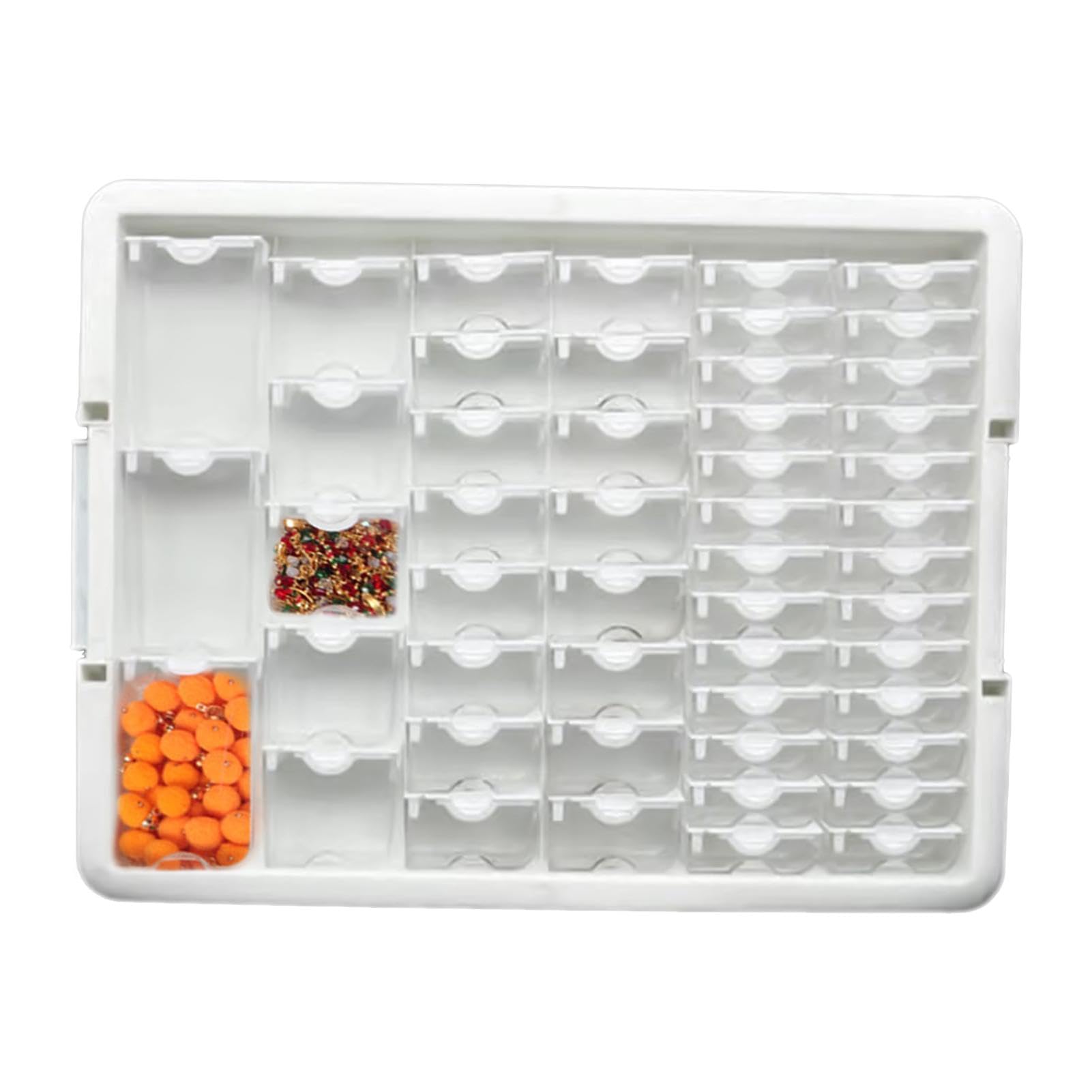 Contenitore per organizer con strass, vetrina trasparente per