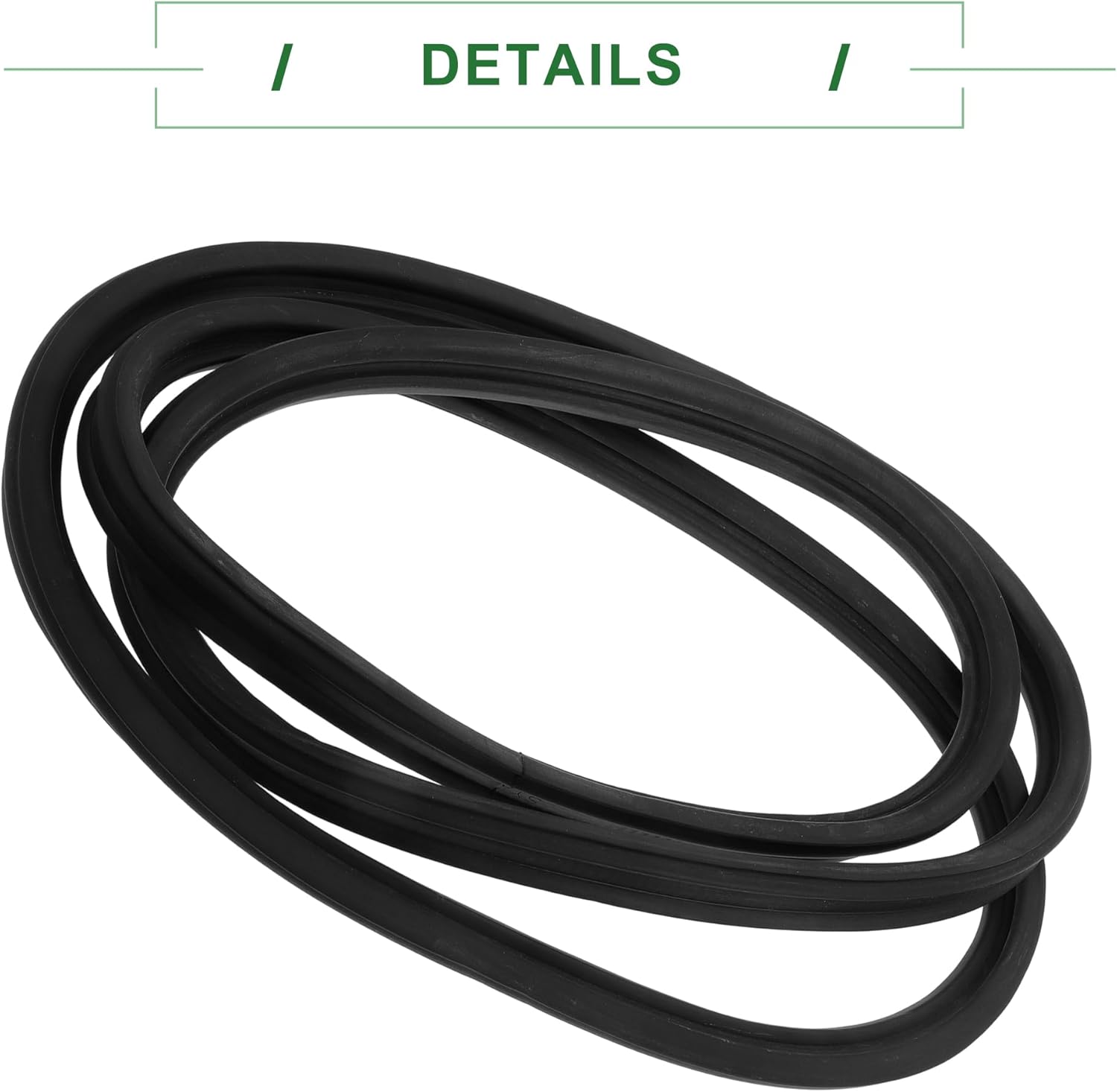 Motoforti Rear Trunk Lid Seal Gasket, Weatherstrip Trunk Sealing Strip, for Honda Civic FD 2006-2011, Rubber, Rear, No.74865SNEA01, Black