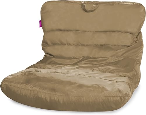 Miniatura 549 de Posh Creations Puf estructurado cómodo para jugar, leer y ver la televisión, Malibu Lounge, tela de lona para colorear, criaturas Criaturas de tela