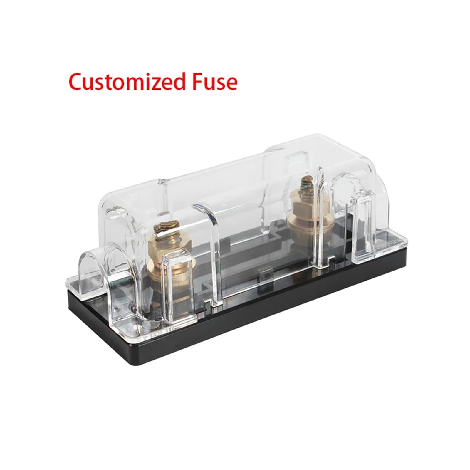 Porte-fusible de Voiture ABS, Accessoires réaménagement et d'installation siège fusible Haute Puissance(Customized Fuse)