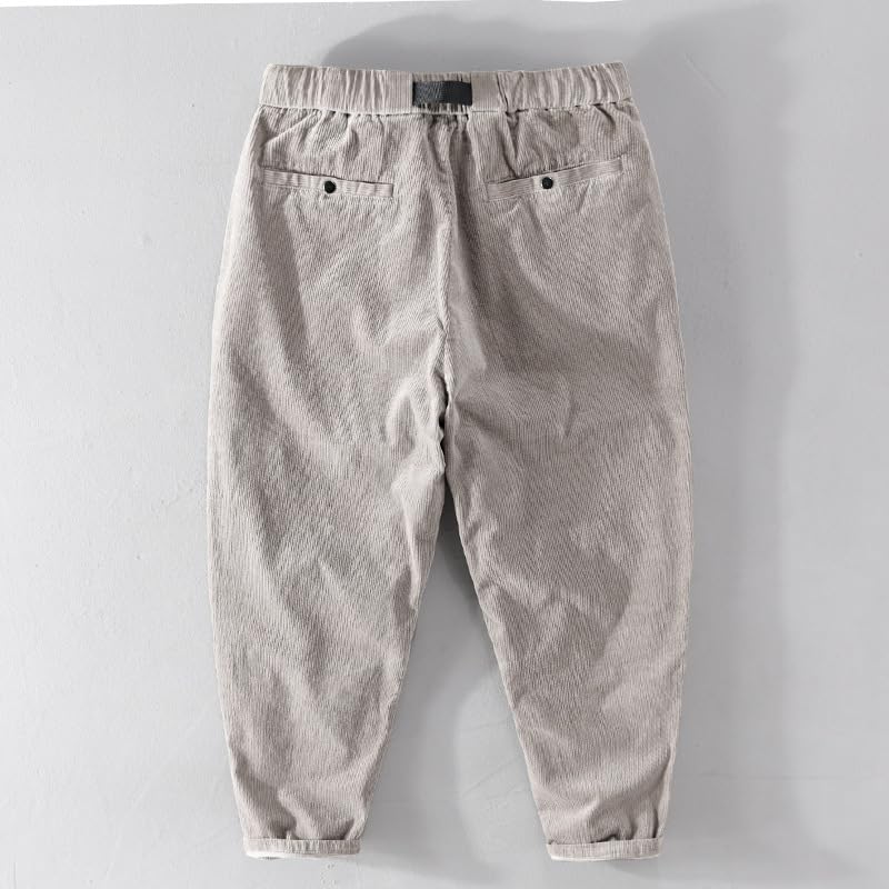 Style minimaliste japonais pantalon décontracté hommes à cordon ajustable