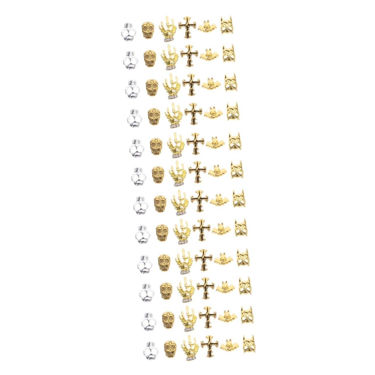 Beaupretty 360pièces Charms De Nail Art Forme De Crâne Pour Décoration Téléphones Accessoires Halloween
