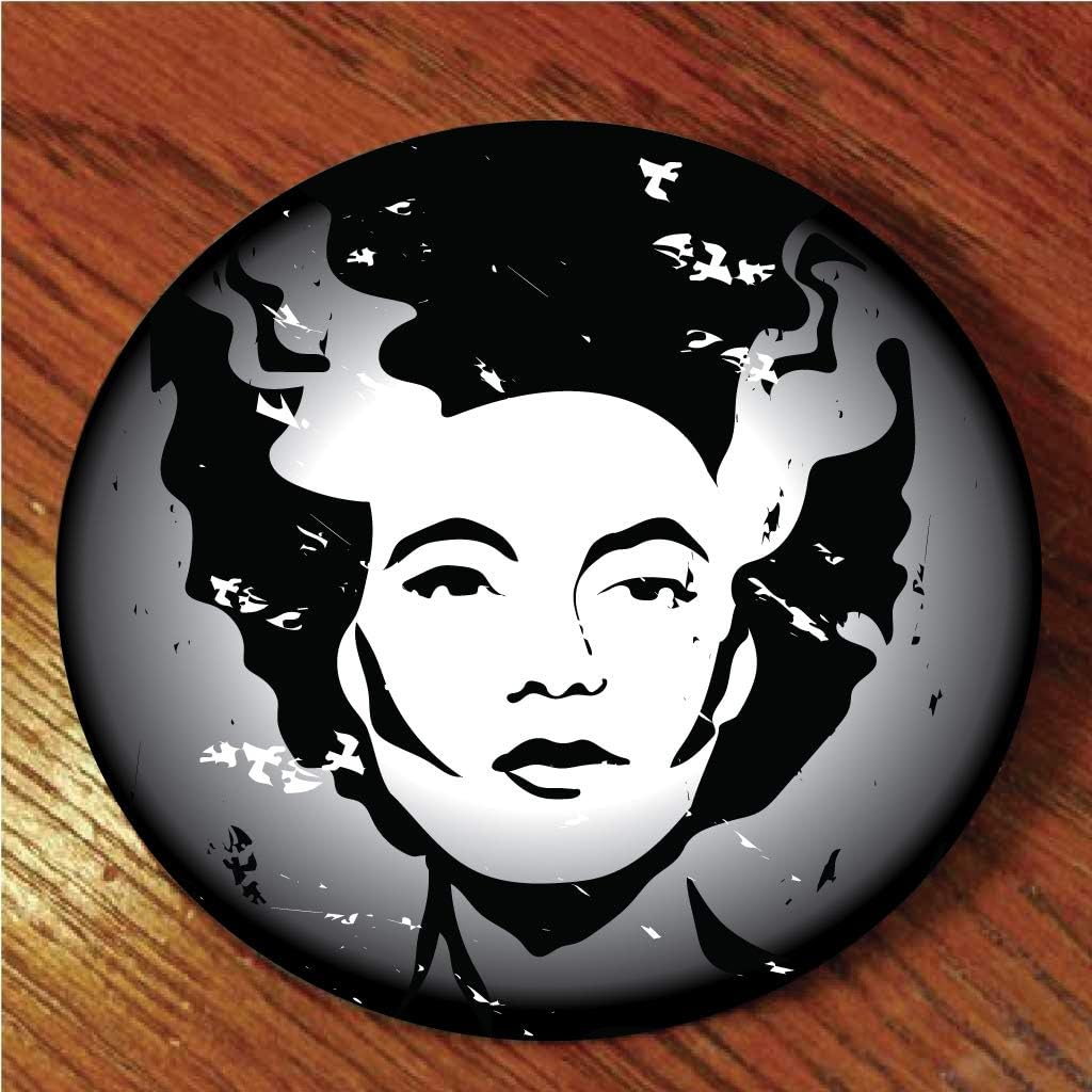 VictoryStore Halloween Coasters - Halloween Coaster Set Includes 4 Coaster Designs (48, The Frankenstein Family)