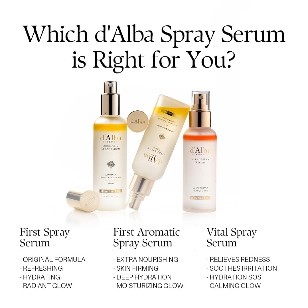 d'Alba White Truffle Vital Spray Serum 100 ml Sakinleştirici Nemlendirici Sprey Serum