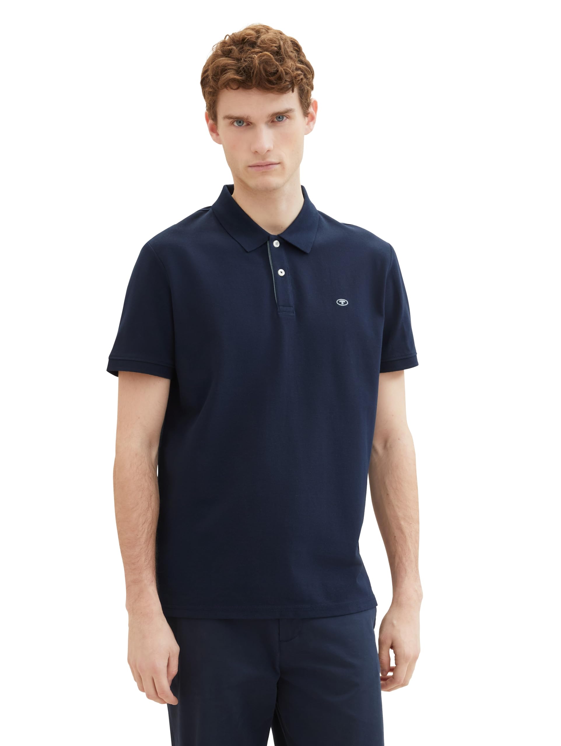 Tom Tailor Herren Piqué Poloshirt aus Baumwolle