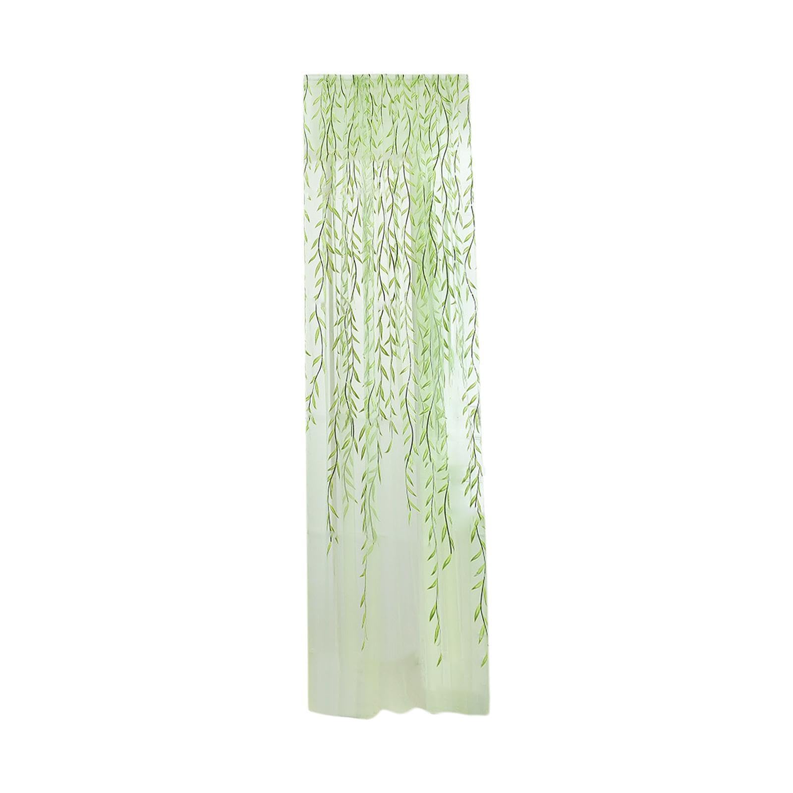 QIXCXAZ Soft Voile Blackout Window Curtain Drapes Measuring 100x200cm Home Decoration Options In Bedroom Living Room Window Curtain Panel Panels Blackout