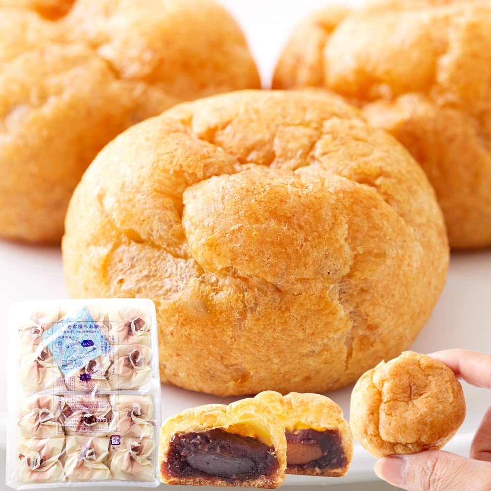 Amazon | 天然生活 シュー餅あん (12個) 和洋菓子 餅入り シュー生地