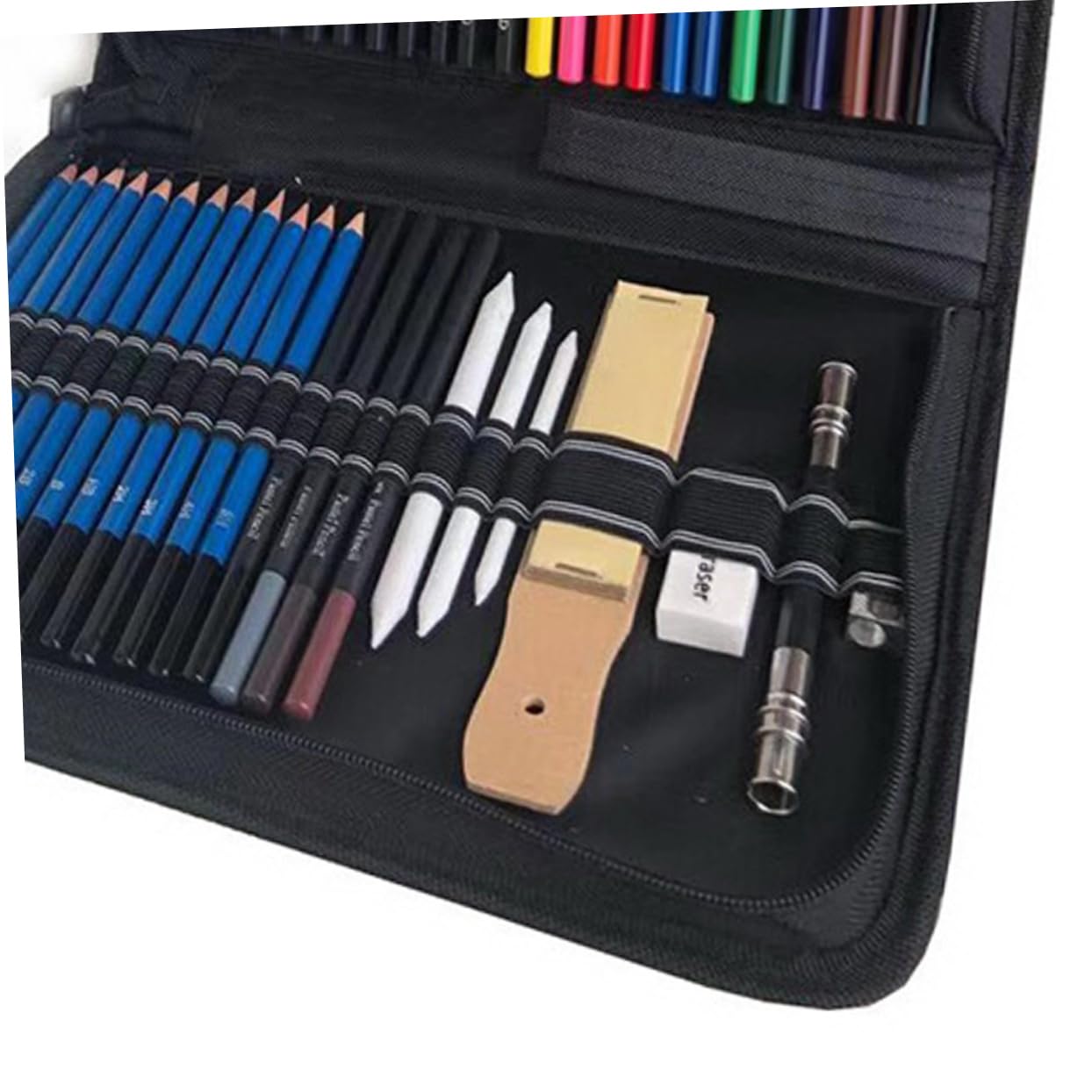 DIYEAH Crayons de Couleur en Bois 72 Pièces pour Dessin et Croquis