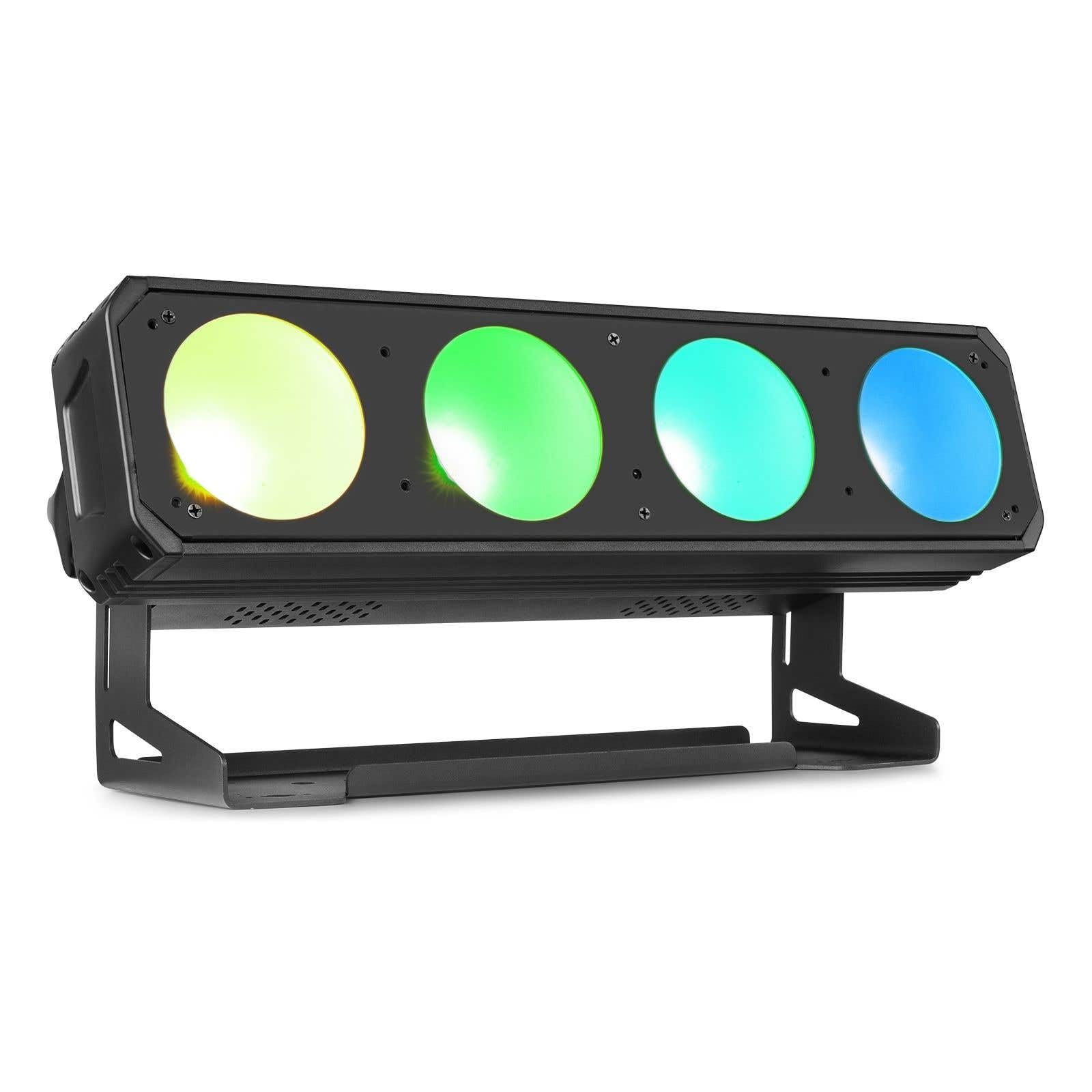 BeamZ Pro LUCID 2.4 - LED Bar 4 x 30 Watt COB RGBW, DMX, LED-Lichttechnik, Lichtleiste Profi, Washer, Master Slave, Luftkühler, Pixel Lichtbar, Bühnen, Eventtechnik