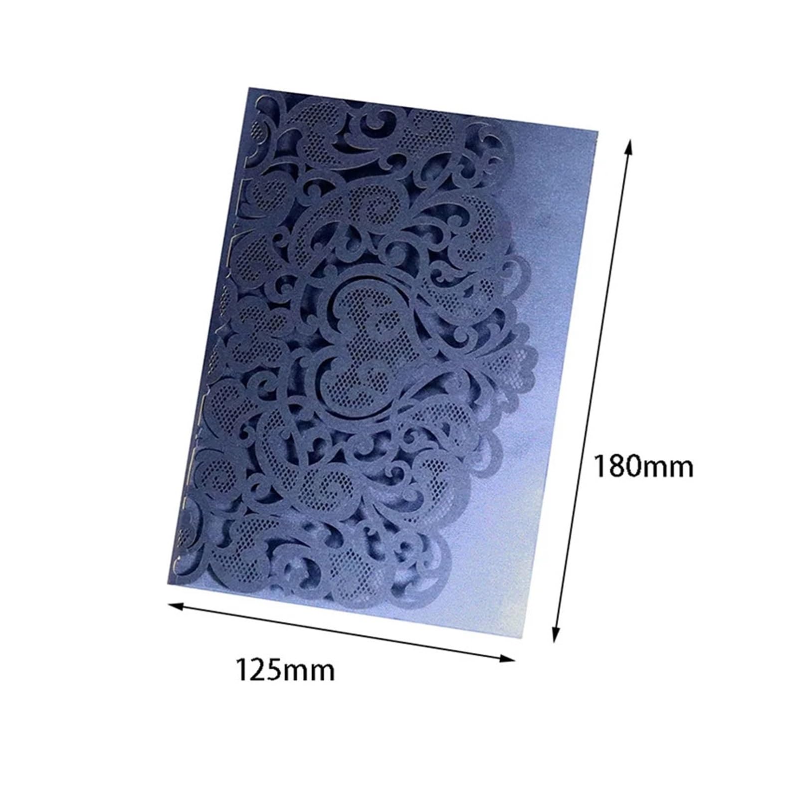 Hochzeitseinladungen Karte 25 stücke Laser Cut Hochzeitseinladungskarte 3D Dreifach Gefaltete Braut Und Bräutigam Spitze Grußkarte Hochzeitsfestbevorzugung Supplies(Only Mikin Cover)