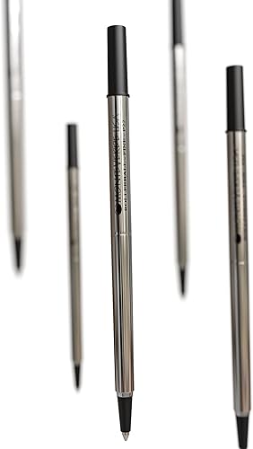 Miniatura 6 de Monteverde Rollerball Recambio para adaptarse a bolígrafos Parker Rollerball punta fina negro 2 por paquete P222BK