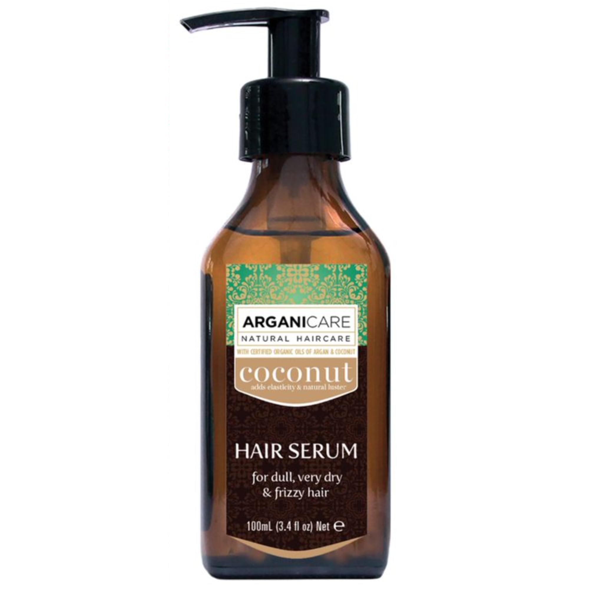 Arganicare | Coconut Range | REPAIR SERUM | Organic Coconut | Strengthens and Protects Your Hair | Improves Maneuverability | Anti-Breakage | High Hydration | Dry & Damaged Hair | 100 mL