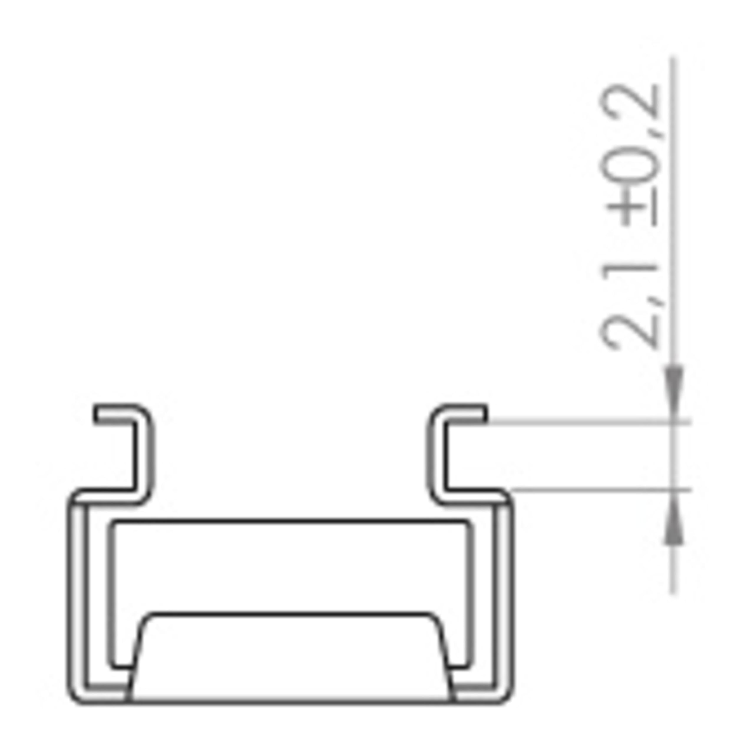 Adam Hall 5653 - Käfigmutter Blister, 20 Stk., 2mm - Schrauben