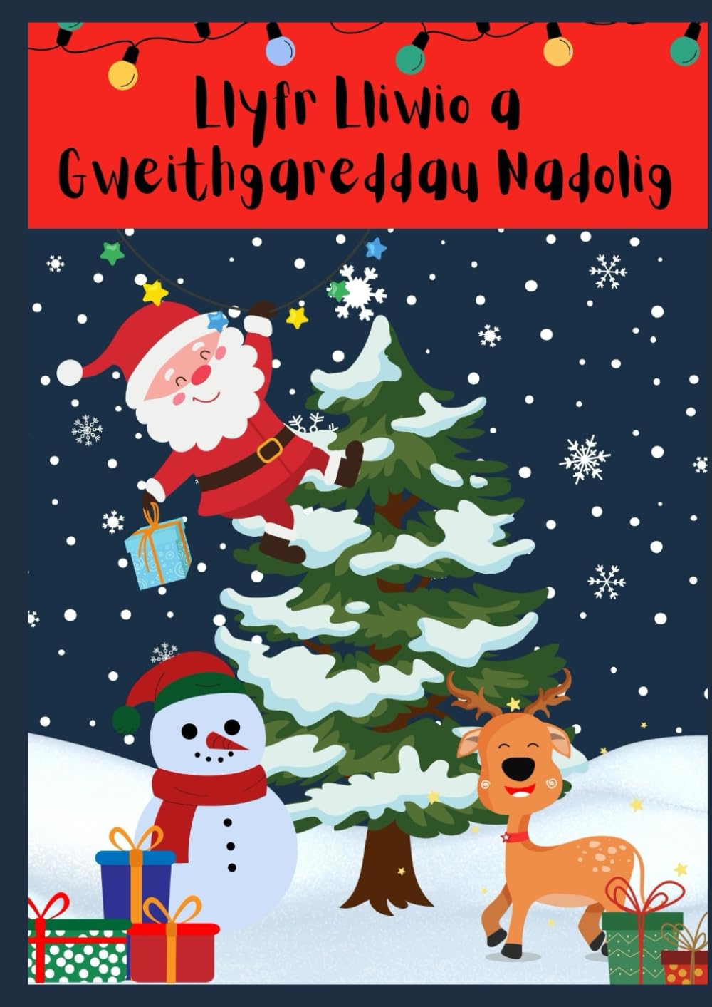Llyfr Lliwio a gweithgareddau Nadolig