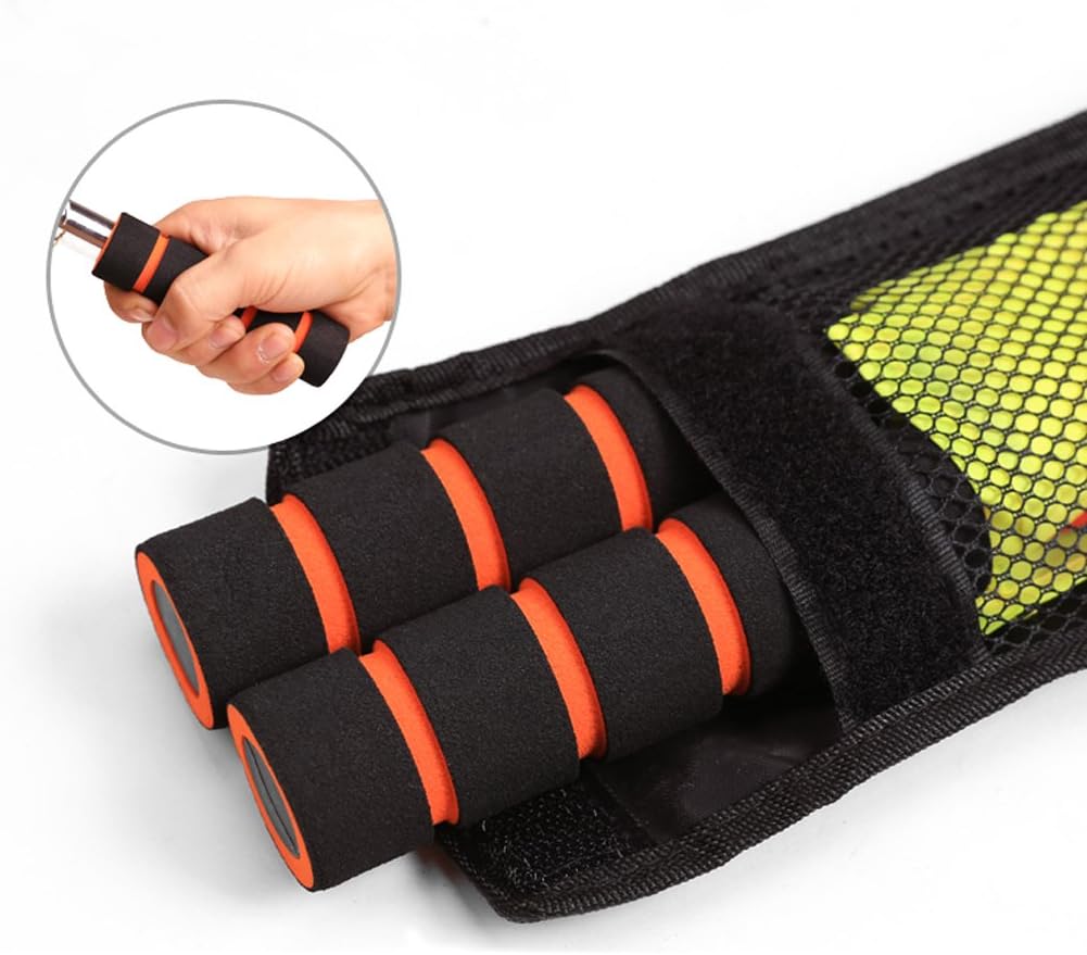 Haploon Soccer Ref Flags Football Rugby Linesman 2pcs Checkered Referee Flags Metal Pole Foam Handle with Carring Bag pack of 2 - Image 4