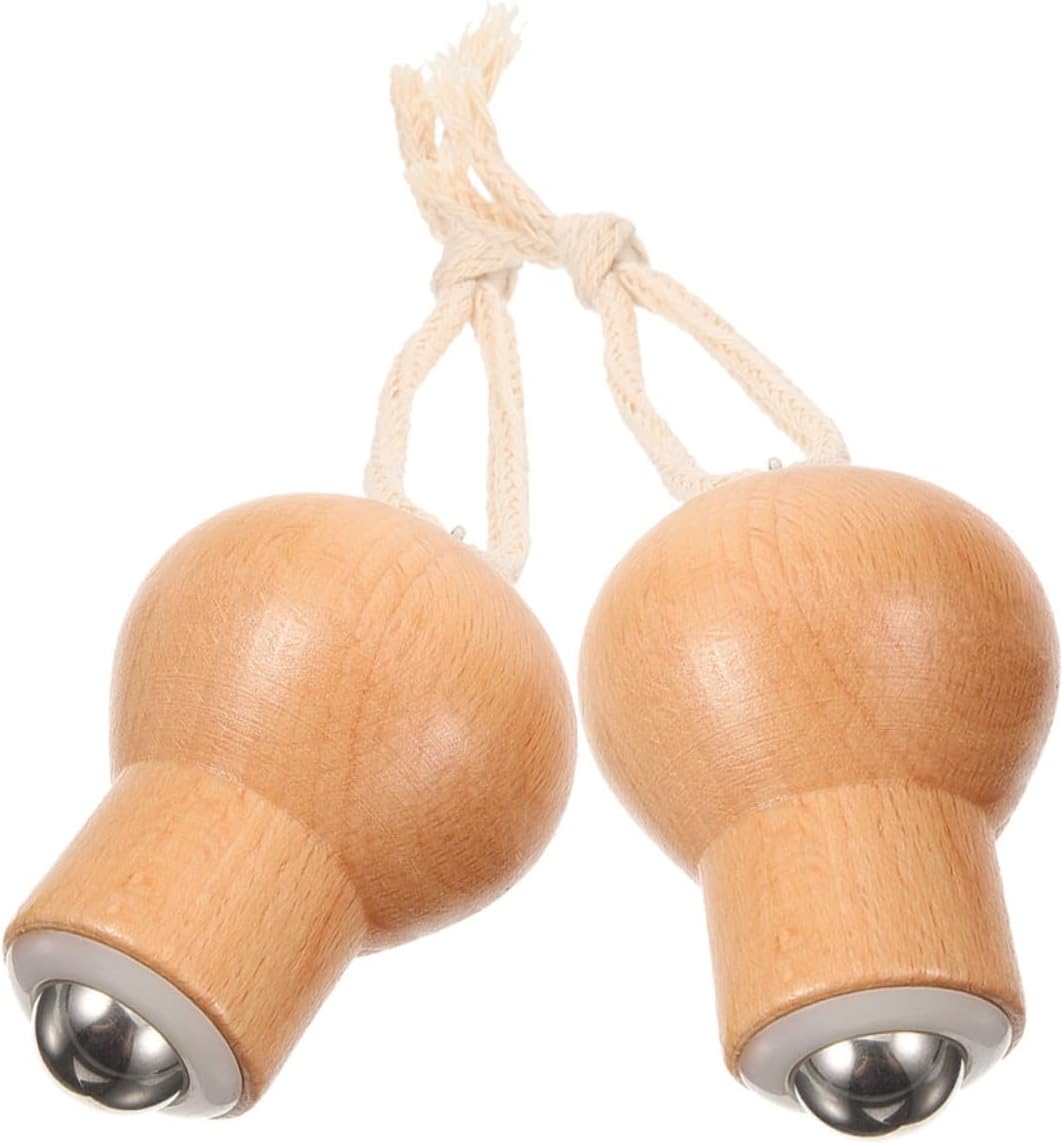 2pcs Face Rollers Lightweight Facial Massage Tool for Women Simulated Bulb Design Skin Care Roller for Gentle Face Massage Portable Beauty Device for Travel and Relaxation