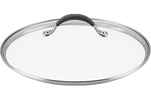 Circulon Evolve Hard-Anodized Nonstick 12-Inch Skillet With Glass Lid and Assist Handle
