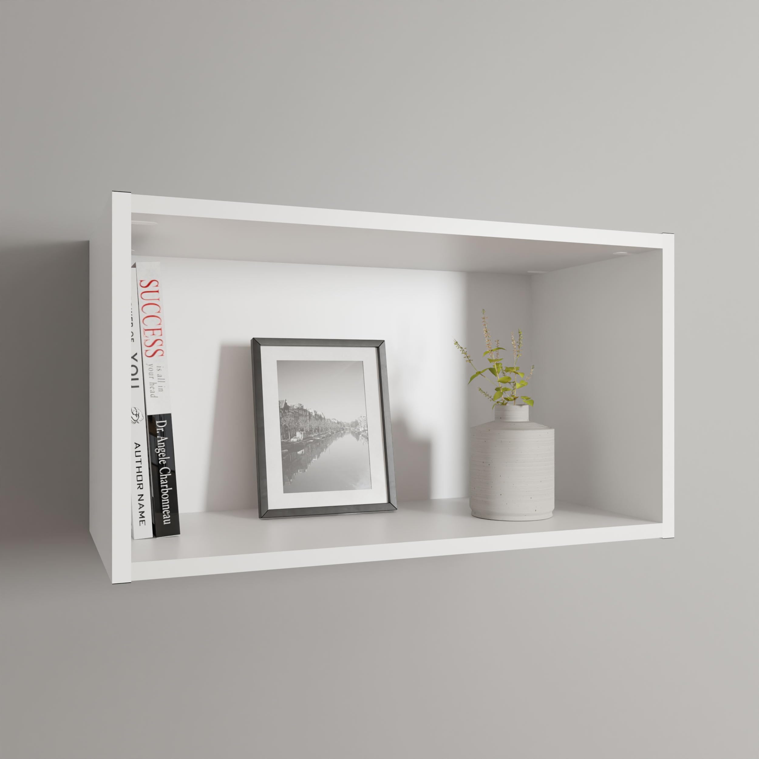 Meuble de rangement en bois blanc pour salon et chambre enfant 72cm
