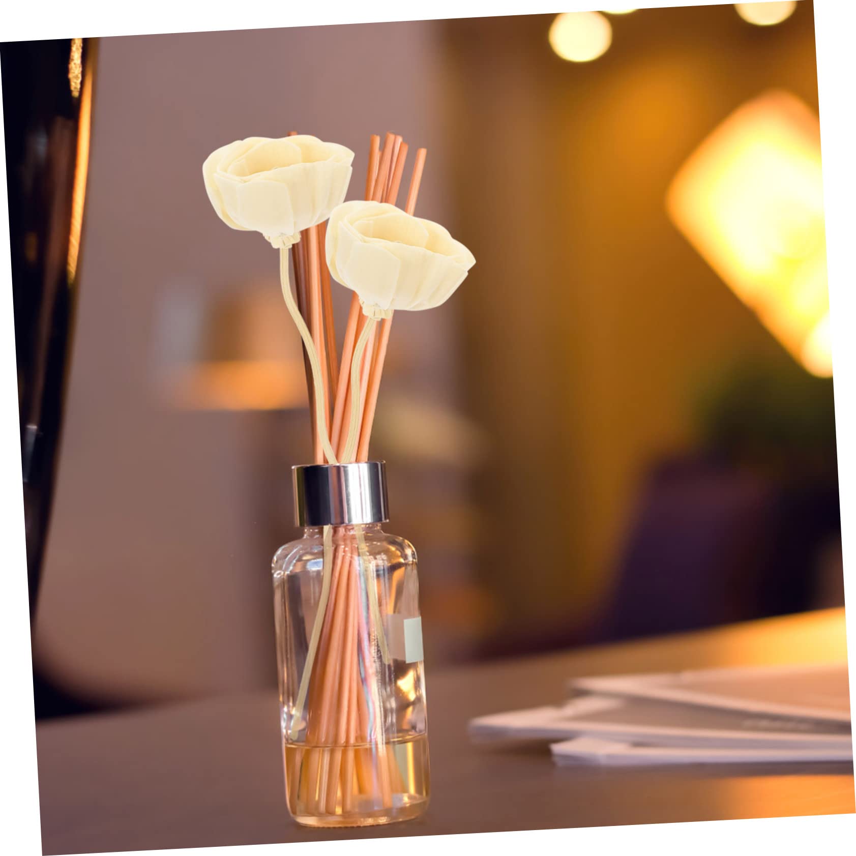 ULTECHNOVO 4 Sätze Aromatherapie Rattan Blumenstab Aromatherapie Diffusoren Für Den Innenbereich Ätherische Öle Öldiffusor Ätherischer Diffusor Duftdiffusor Aromaflaschen Zubehör 10 Stück * 4