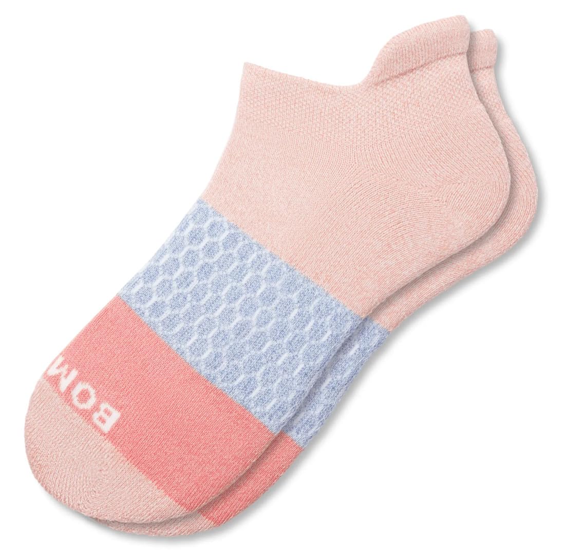 BOMBASWomen's Originals Ankle Socks, (Grey/Blue)