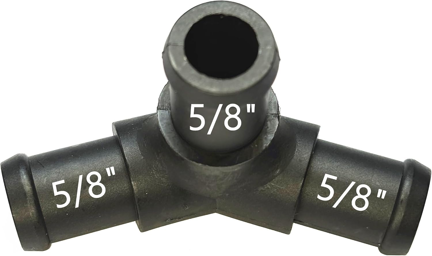 5/8" x 5/8" x 5/8" Fittings, Radiator Coolant Hose 3 Way Connector,Heater T-Joint Diverter,Water Pipe Splitter Kit for Chevrolet,Ford,F-150,Lincoln,Ram,GMC,Jeep,Cadillac,Buick,Dodge,Chrysler,16mm