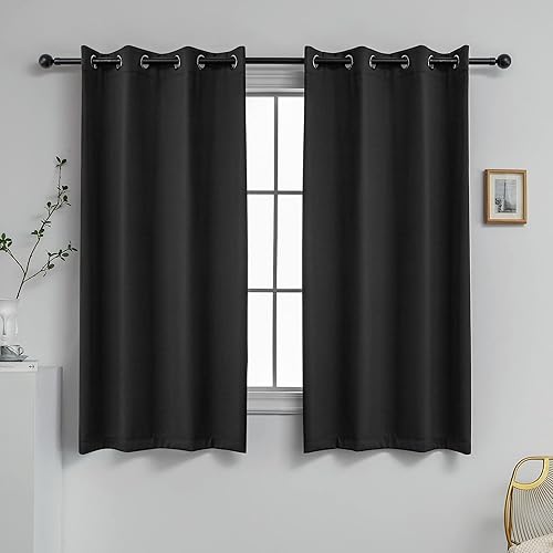 Miniatura 21 de YGO Cortinas opacas lilas para oscurecer la habitación de las niñas, con aislamiento térmico, paneles de cortina para sala de estar, para
