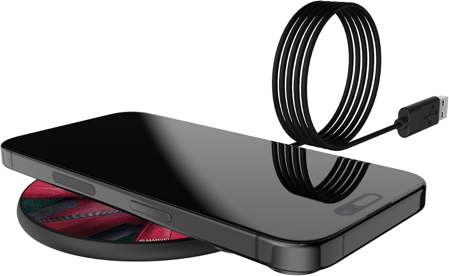 Marvel Deadpool Badge 15-Watt Wireless Charger