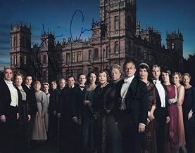 HUGH BONNEVILLE, MICHELLE DOCKERY, JIM CARTER CAST SIGNED AUTOGRAPH DOWNTON ABBEY 11x14 PHOTO