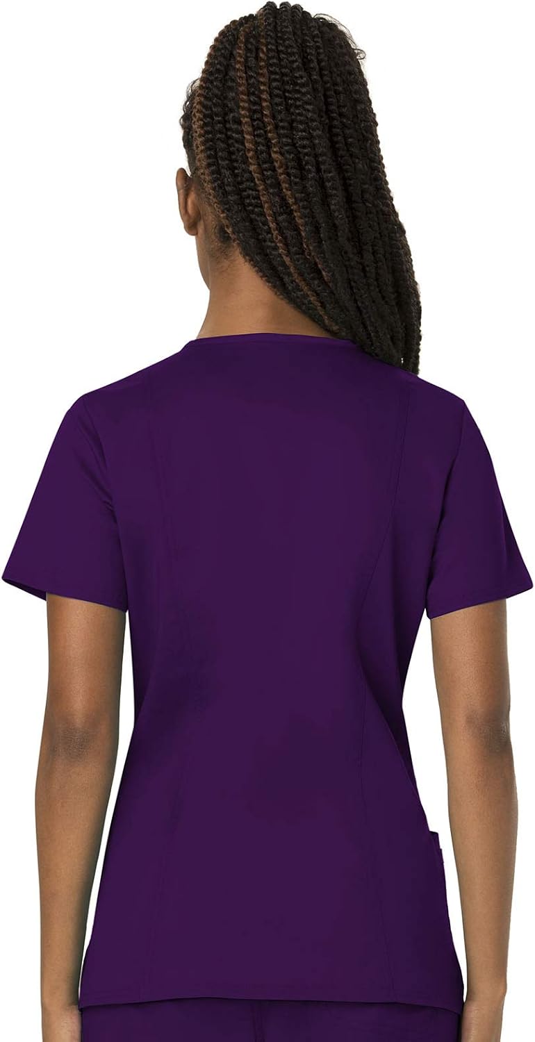 50% Off Discount Cherokee Women's V-Neck Top, Eggplant, Medium Black Friday Clearance Cherokee Women's V-Neck Top, Eggplant, Medium