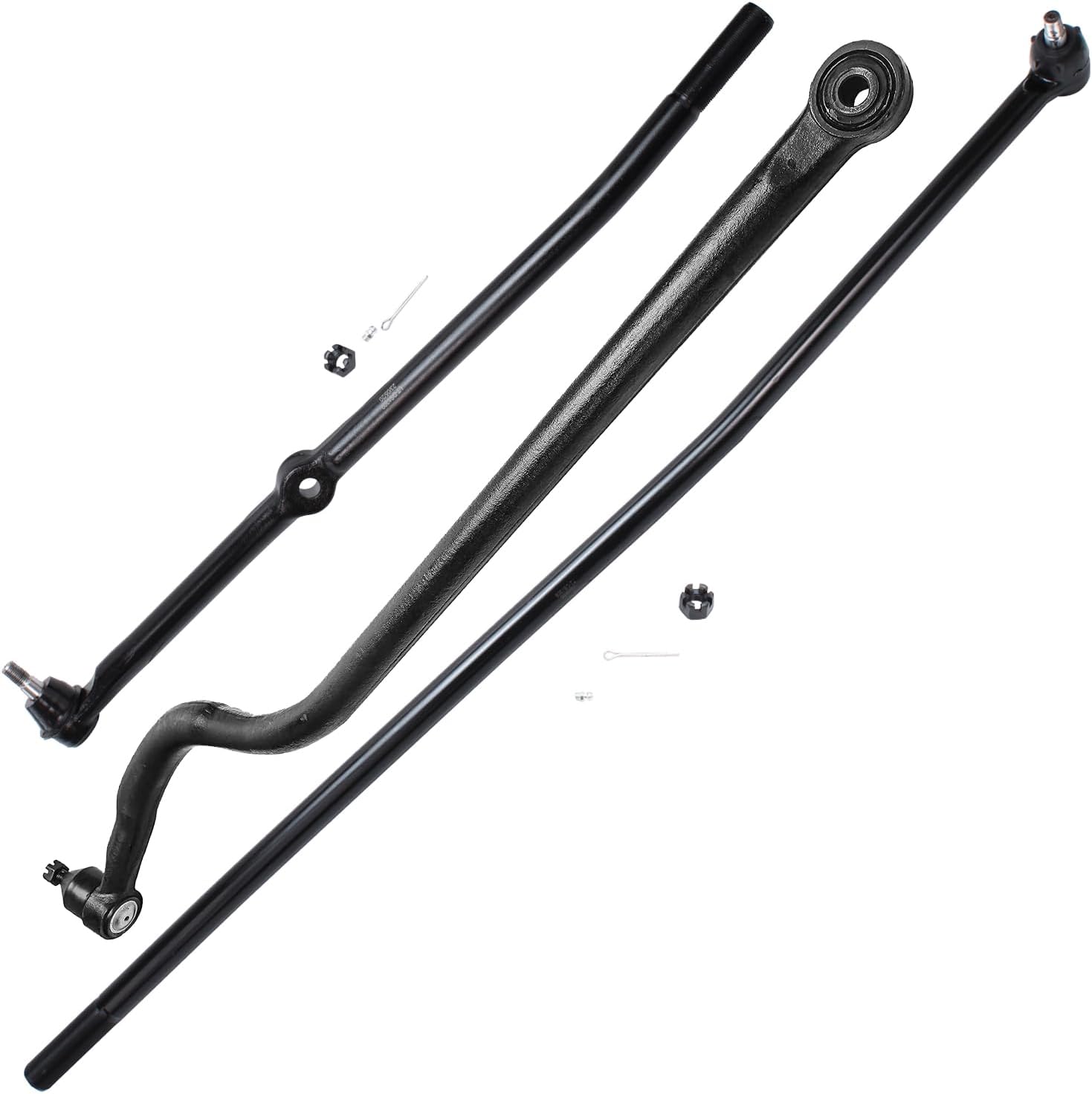 Detroit Axle - 4WD Front 11pc Suspension Kit for 1995-1997 Dodge Ram 2500 3500, 4 Inner Outer Tie Rod Links, 4 Upper & Lower Ball Joints, Track Bar, 2 Sway Bar Links 1996 Replacement