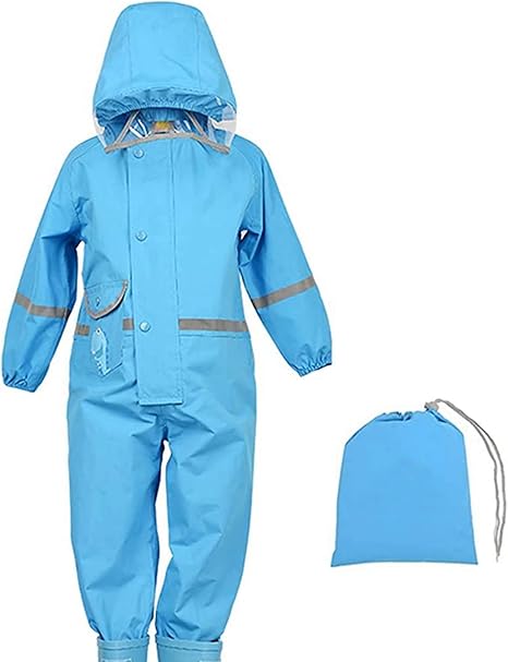 Muddy Buddy Combinaison de pluie imperméable une pièce pour enfants ...