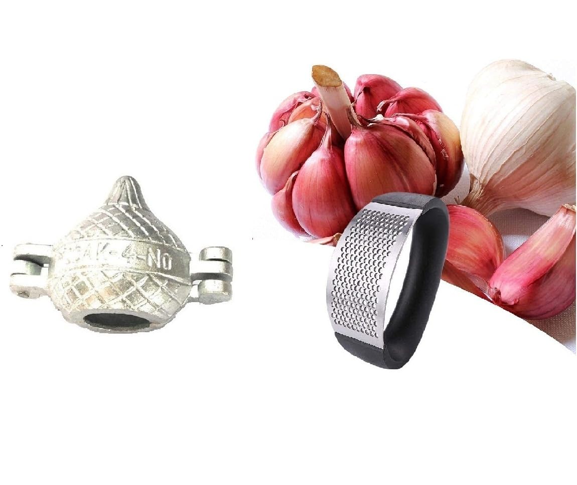 BLUE WONDER Aluminium Modak Mould Sancha Combo Garlic Ginger Crusher | Kitchen Accessories | Multipurpose Kitchen Tool | Durable, Sturdy & Lightweight | Easy to Use | Multicolour | Pack of 2-image-40