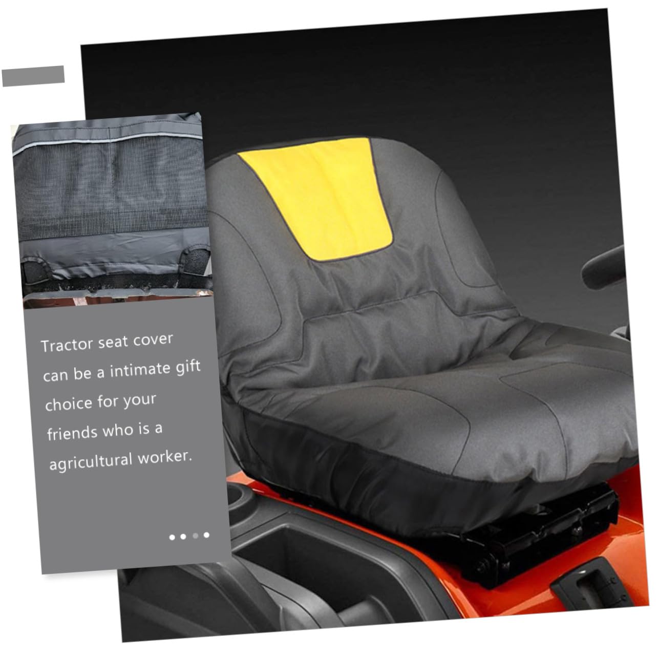 TOYANDONA Funda Protectora para Asiento de Tractor y Resistente al Sol Cubierta Ligera para Cortacésped sin Brazos y Maquinaria Agrícola Protección contra Desgaste y Polvo