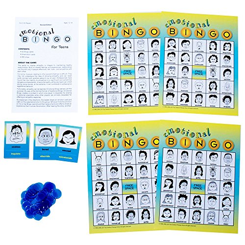 Emotional Bingo for Teens (12-18, Inglés y Español)