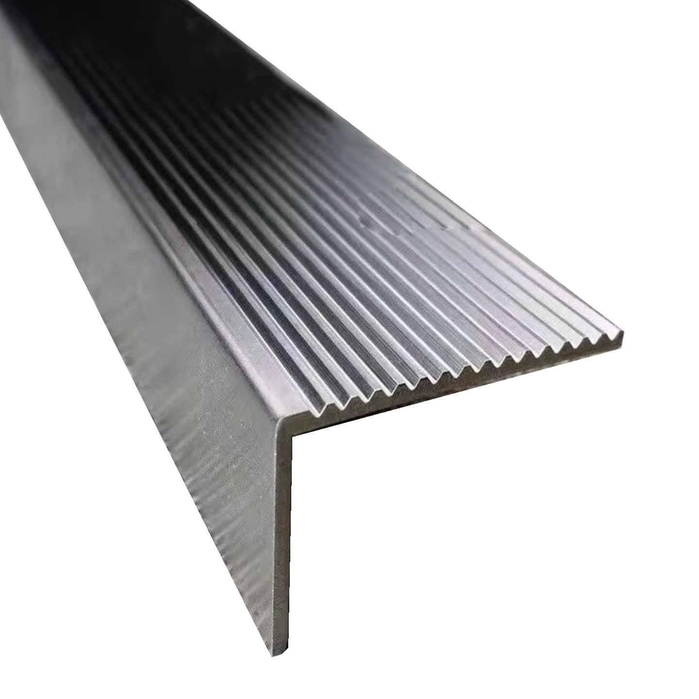 YLLFFLL Stair Nosing Stainless Steel Outdoor Stair Edge Trim for Concrete, 2 X 2 Inch Staircases Edge Trim, Easy to Install Stairway Nose Trim(L-6.9ft/2.1m)